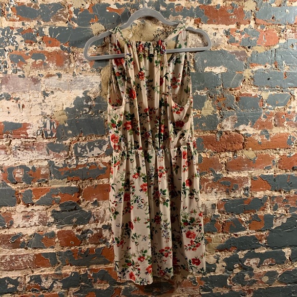 Strappy Summer Tank Floral Brunch Dress - Picture 3 of 6